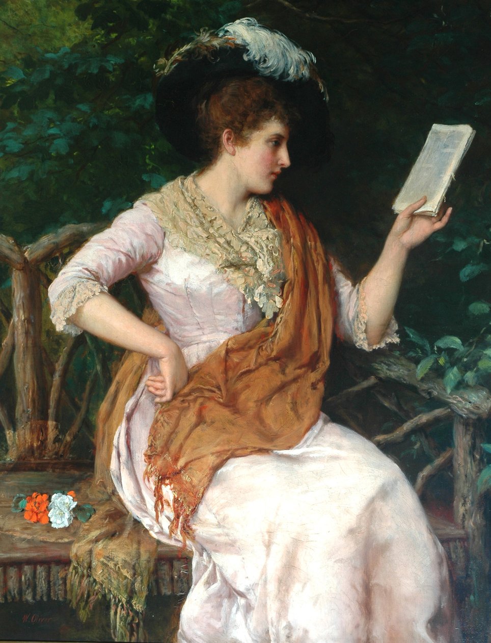 Ritratto di una signora da William Oliver