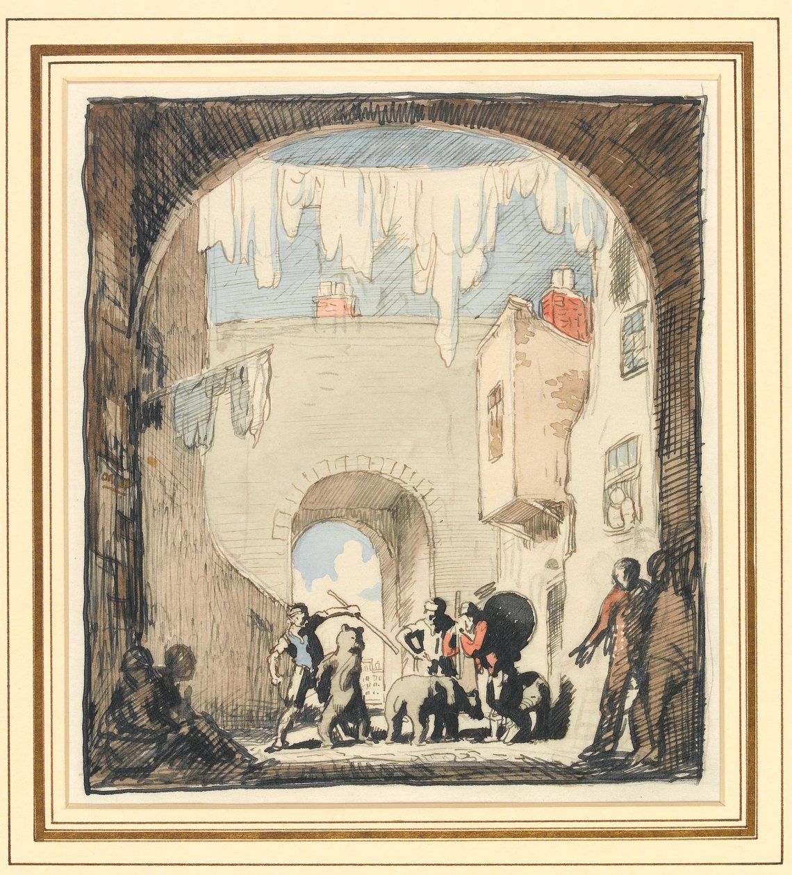 Una scena di strada da William Orpen