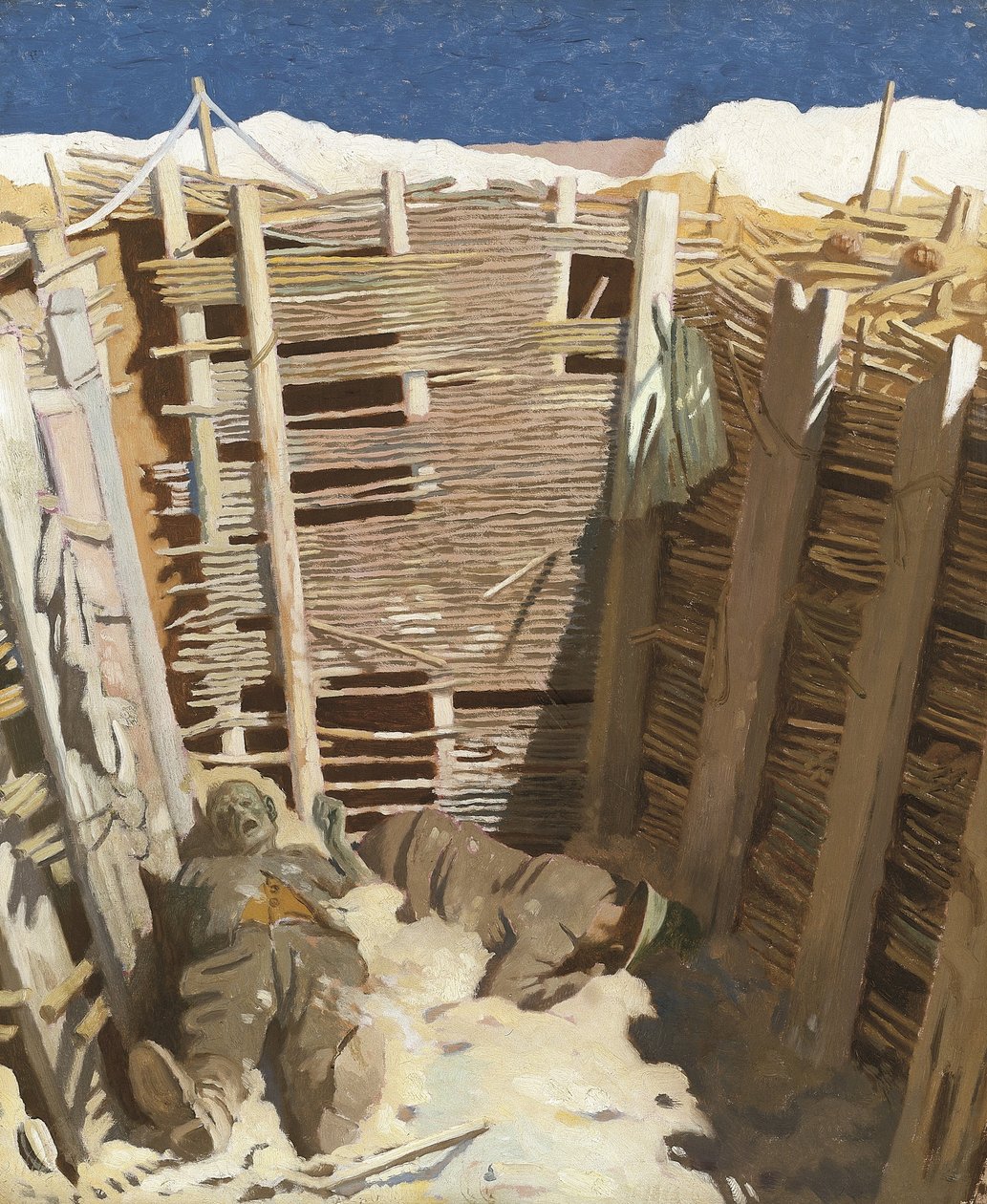 Tedeschi morti in una trincea da William Orpen
