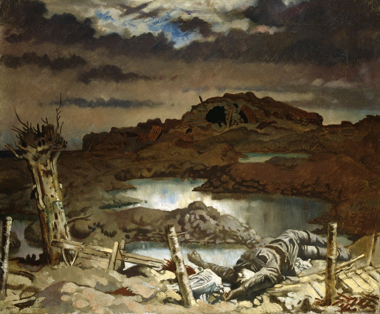 Zonnebeke da William Orpen
