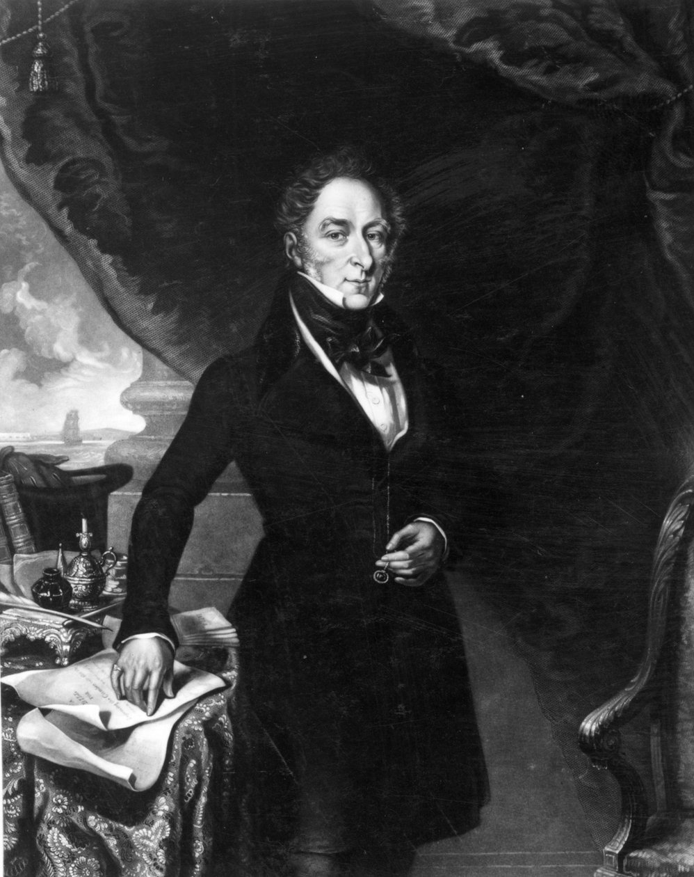 Sir George Staunton, 1839 da William Overend Geller