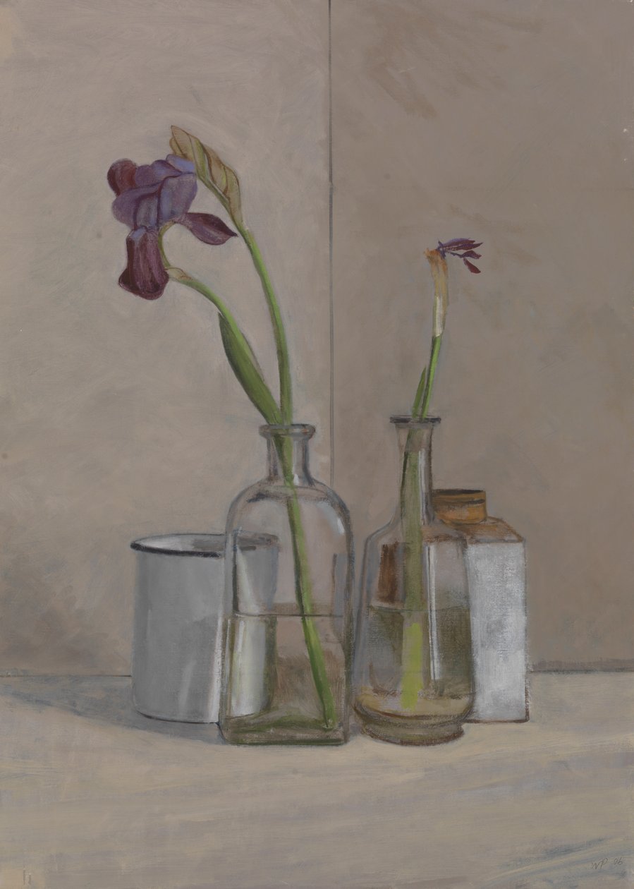 Iris e Lattine Bianche da William Packer