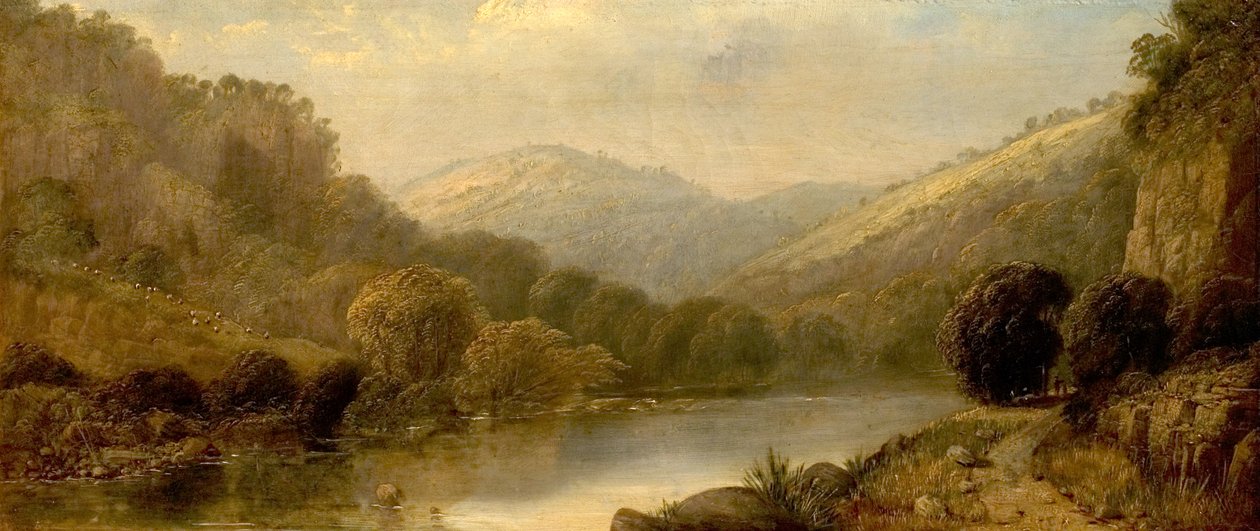 Guglie di Dovedale, Derbyshire, 1843 da William Parrott