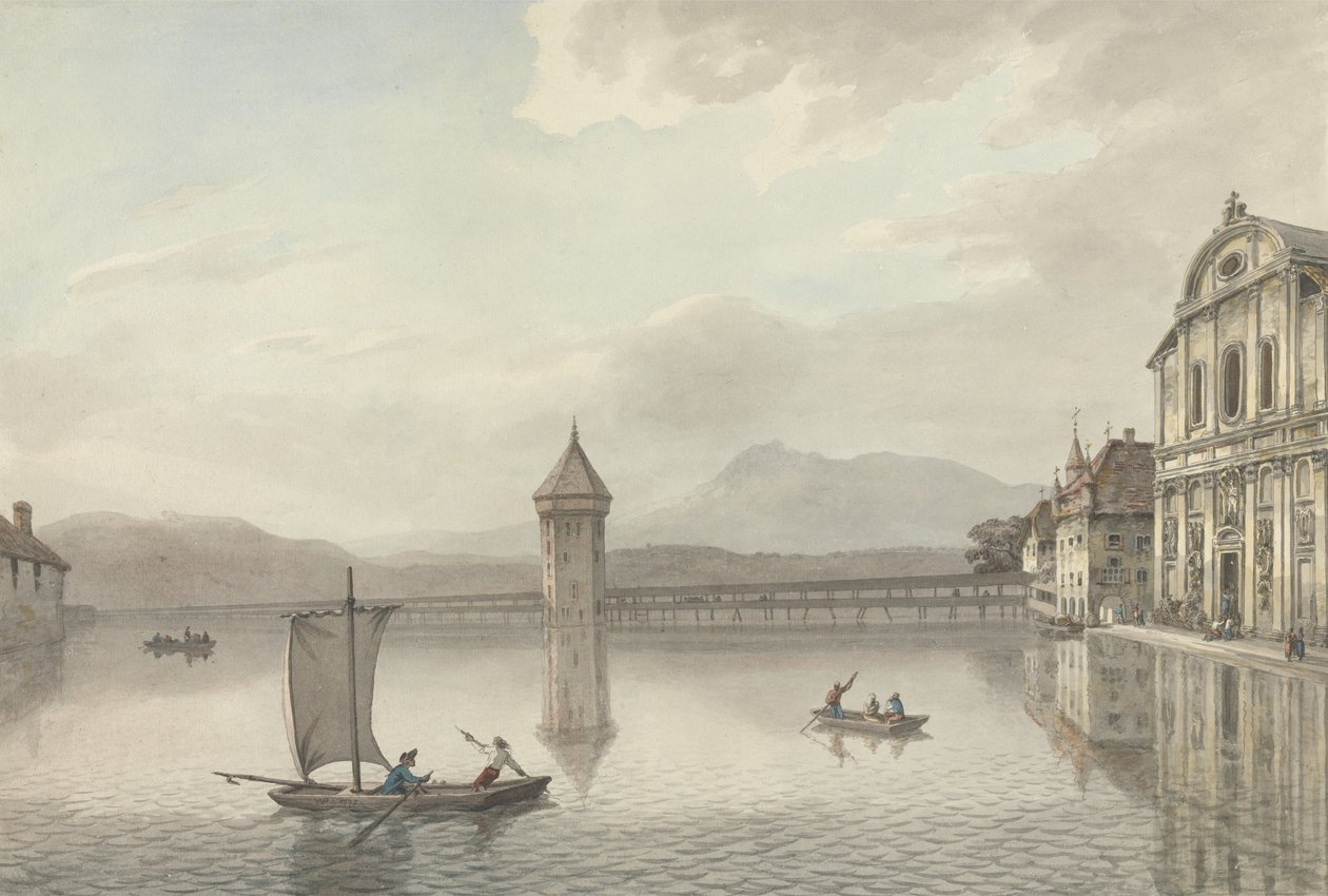 Una Vista a Lucerna da William Pars