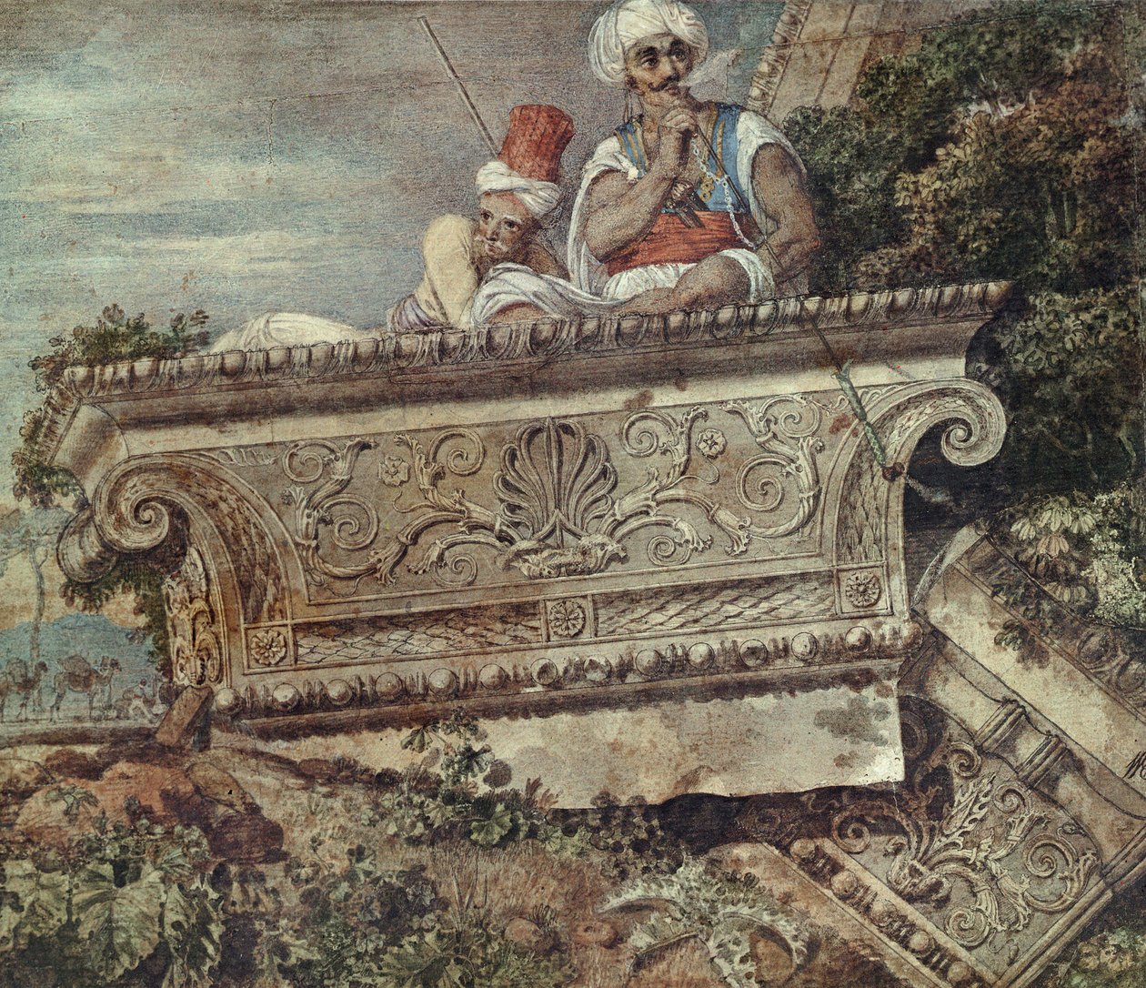 Rovine del Tempio di Apollo Didimeo, 1765 da William Pars