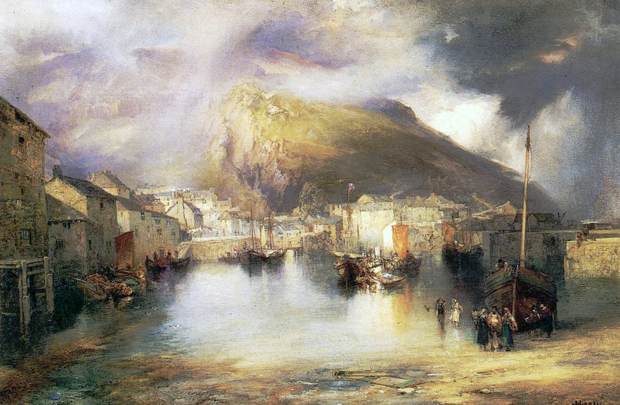 Polperro, Cornovaglia, 1907 da William Penn Morgan