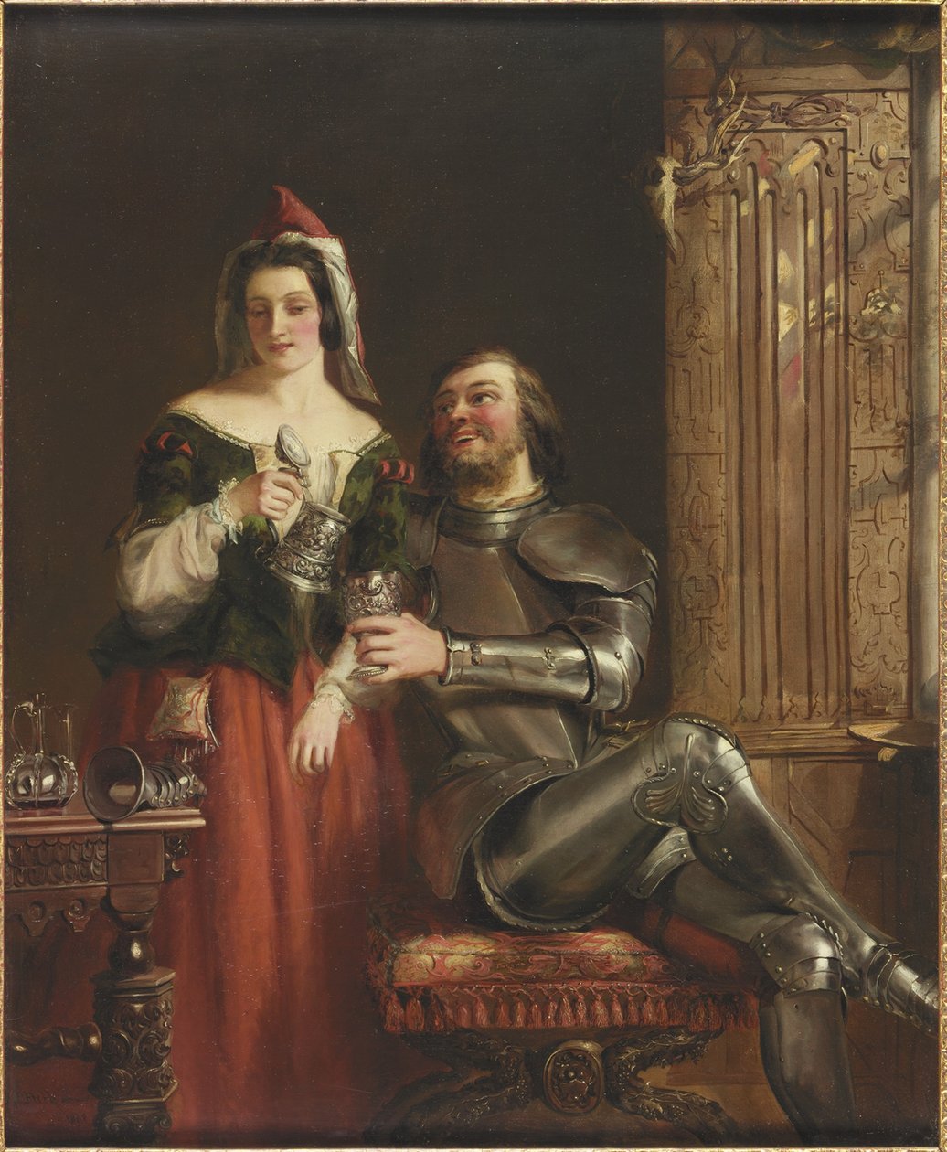 Il cavaliere e la fanciulla da William Powell Frith