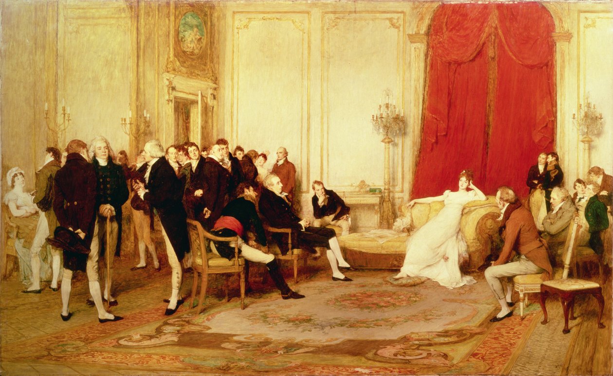 Il salone di Madame de Recamier da William Quiller Orchardson