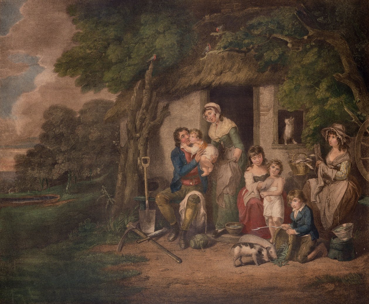 Sabato sera, 1795 da William Redmore Bigg