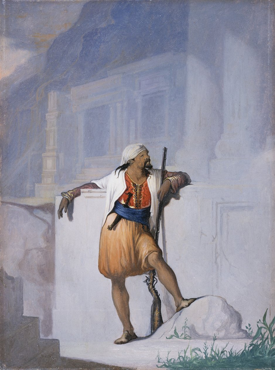 La sentinella, c.1872 da William Rimmer