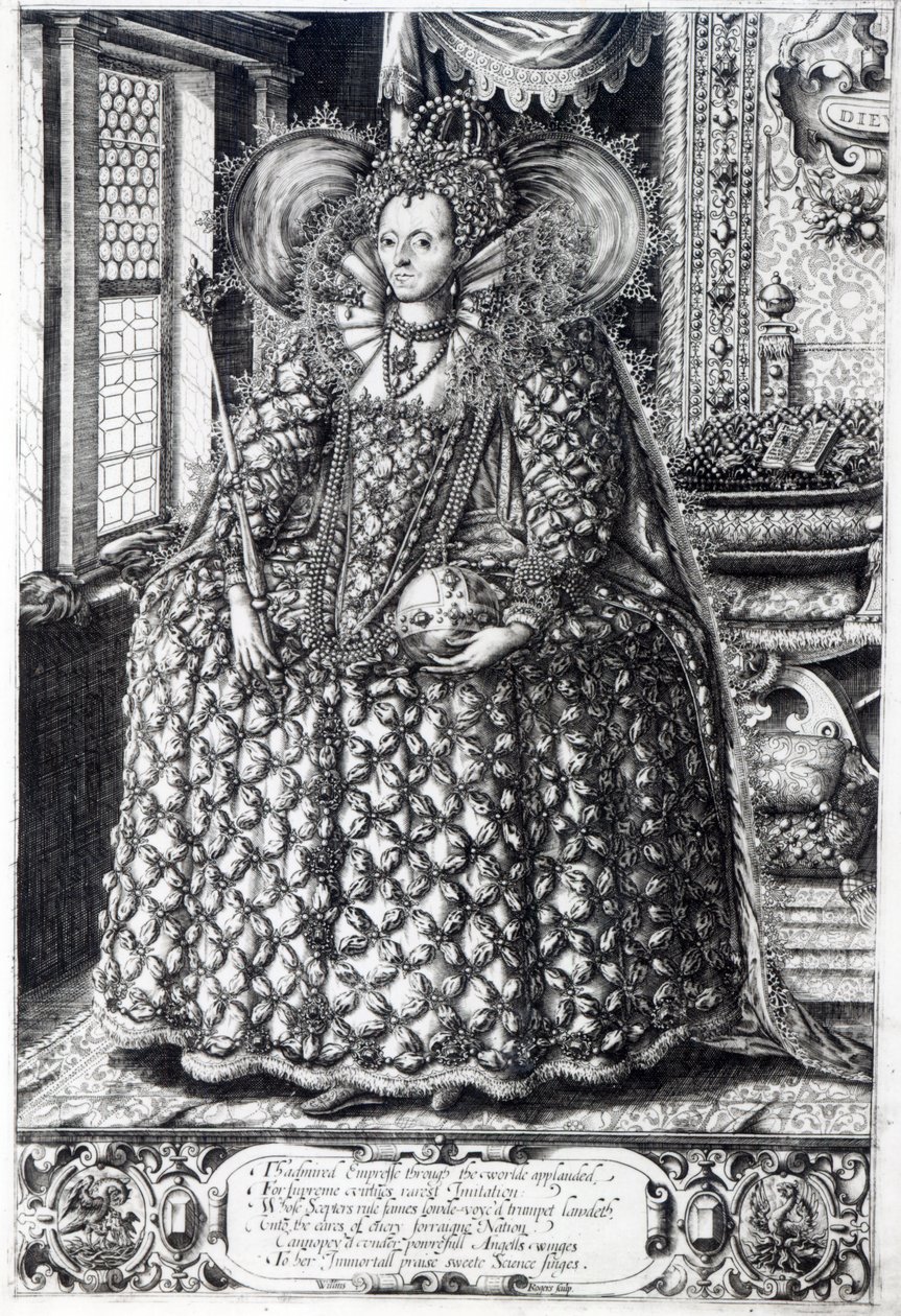Ritratto della Regina Elisabetta I da William Rogers