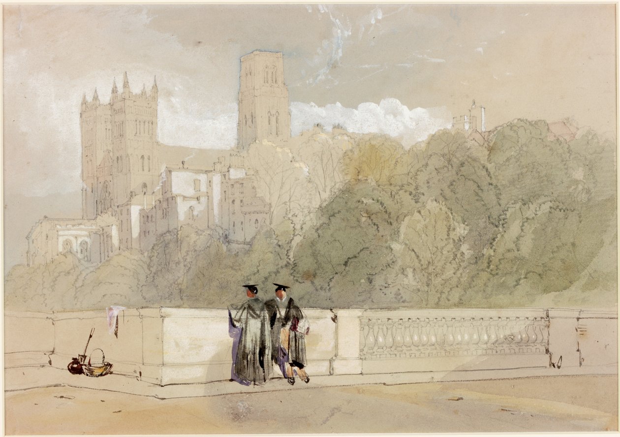 Cattedrale di Durham dal Ponte Prebends da William Roxby Beverley