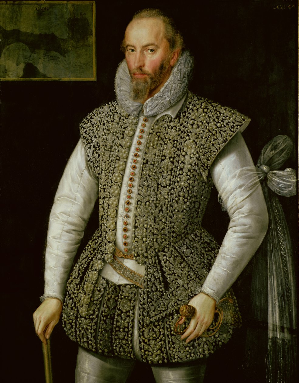 Ritratto di Sir Walter Raleigh da William Segar