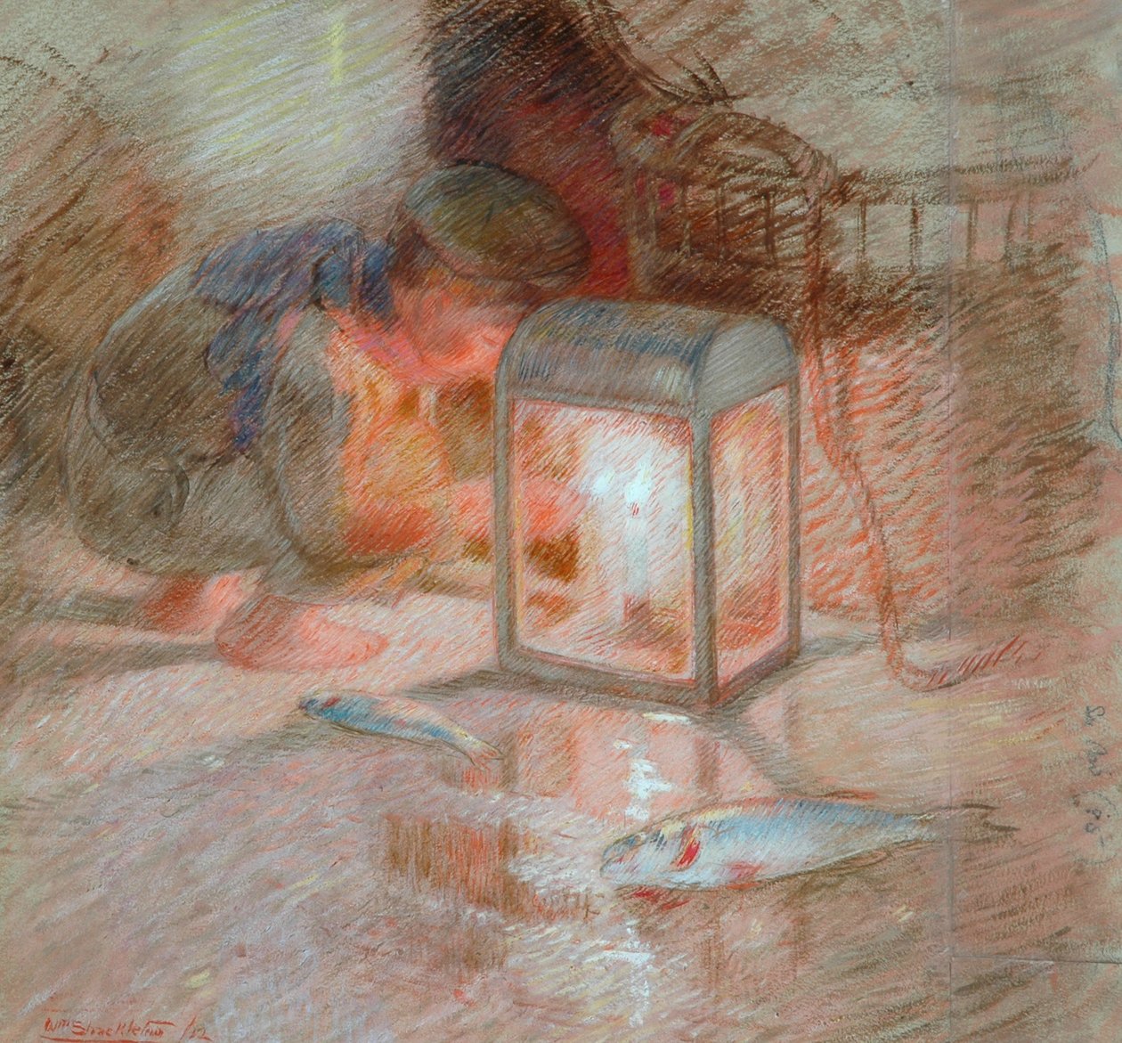 Ragazzo con lanterna (studio per 