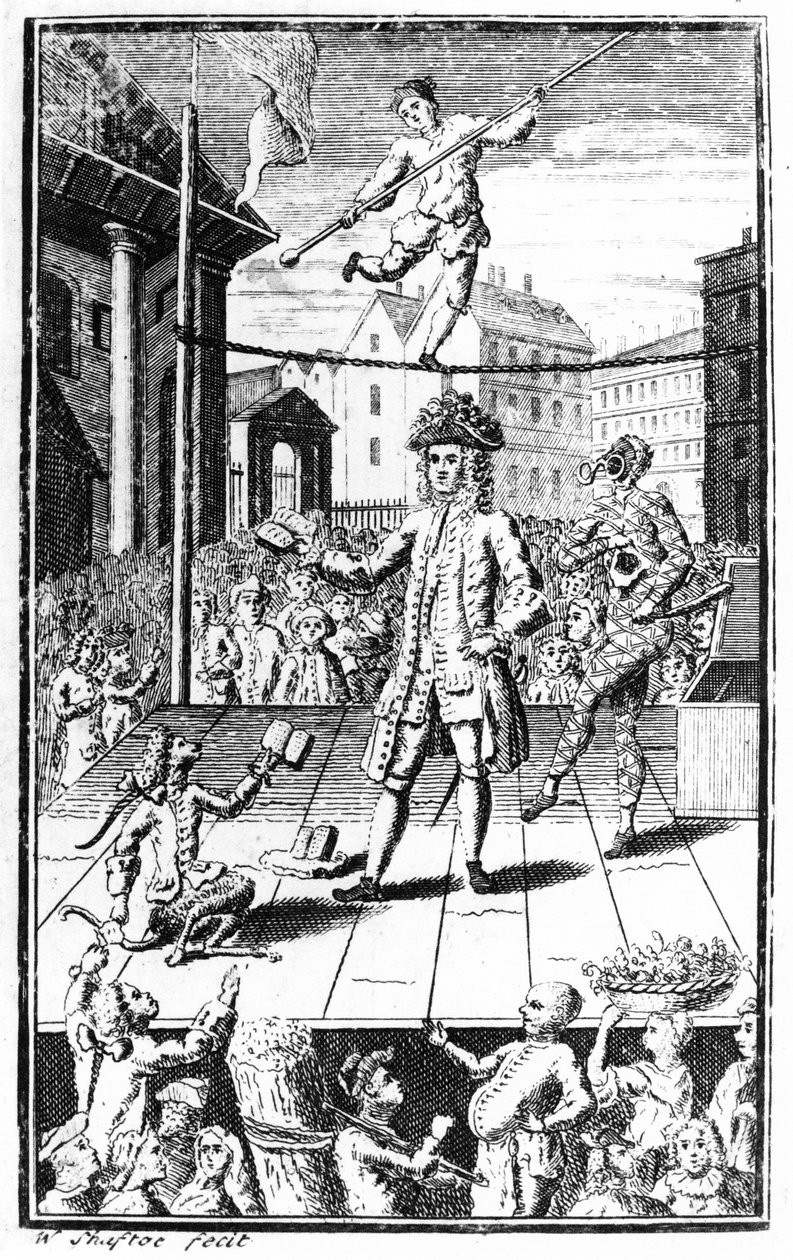 Satira del Dr. Rock, c.1740 da William Shaftoe
