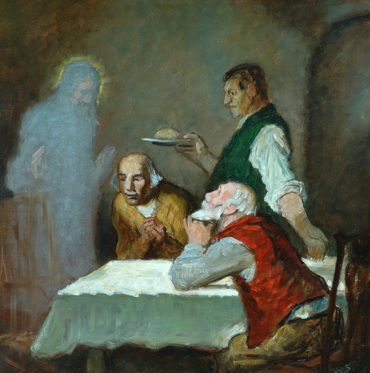 La Cena di Emmaus da William Strang