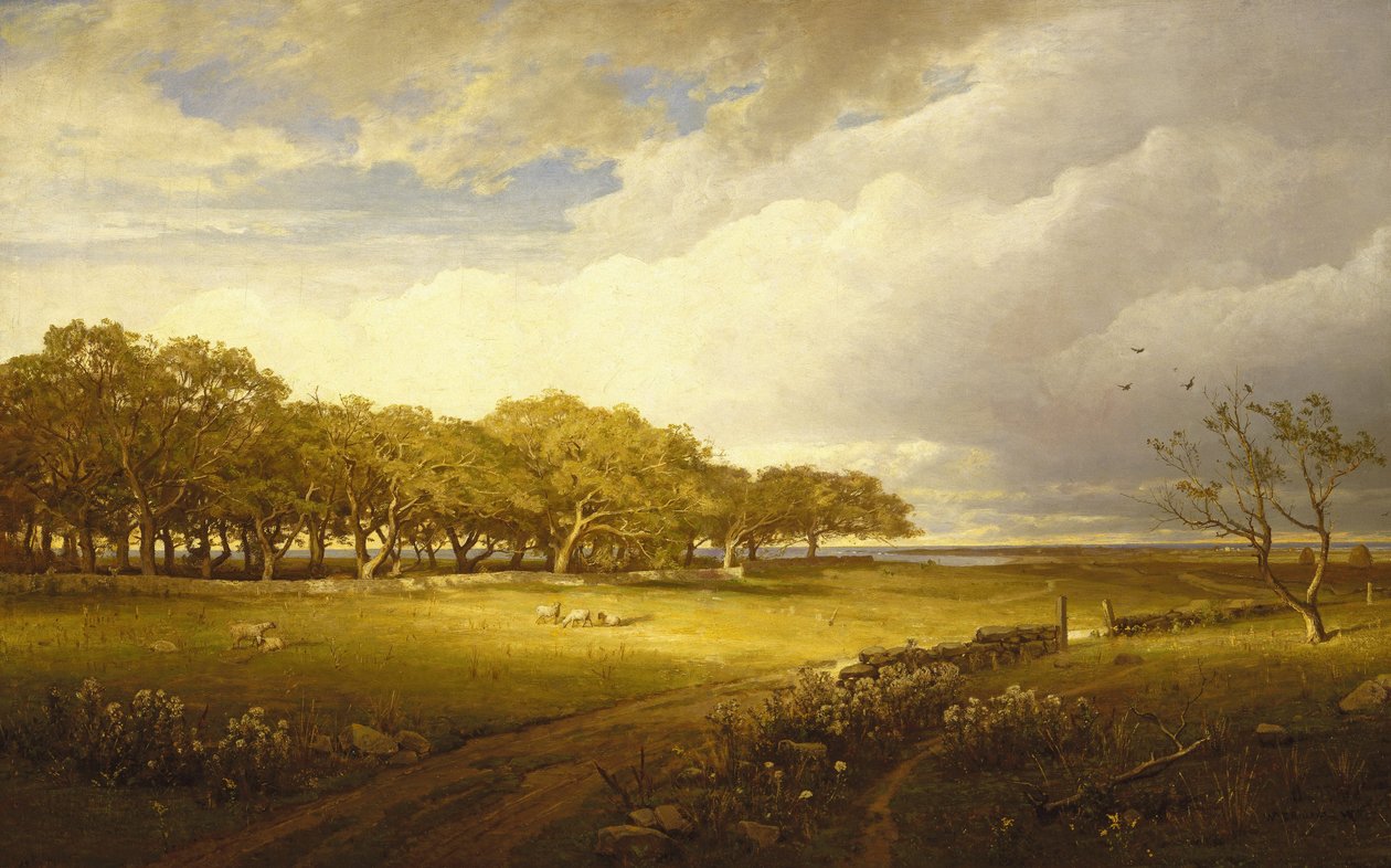 Vecchio frutteto a Newport da William Trost Richards