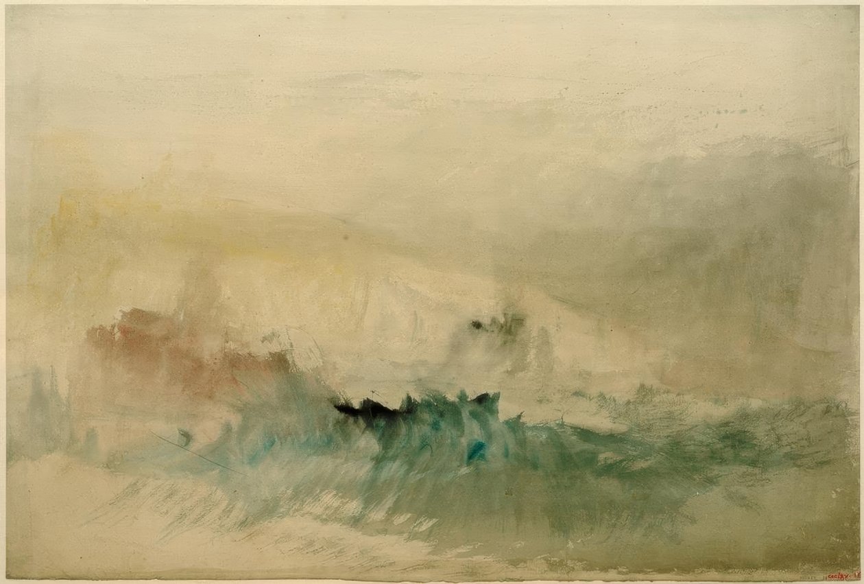 Un mare tempestoso da Joseph Mallord William Turner