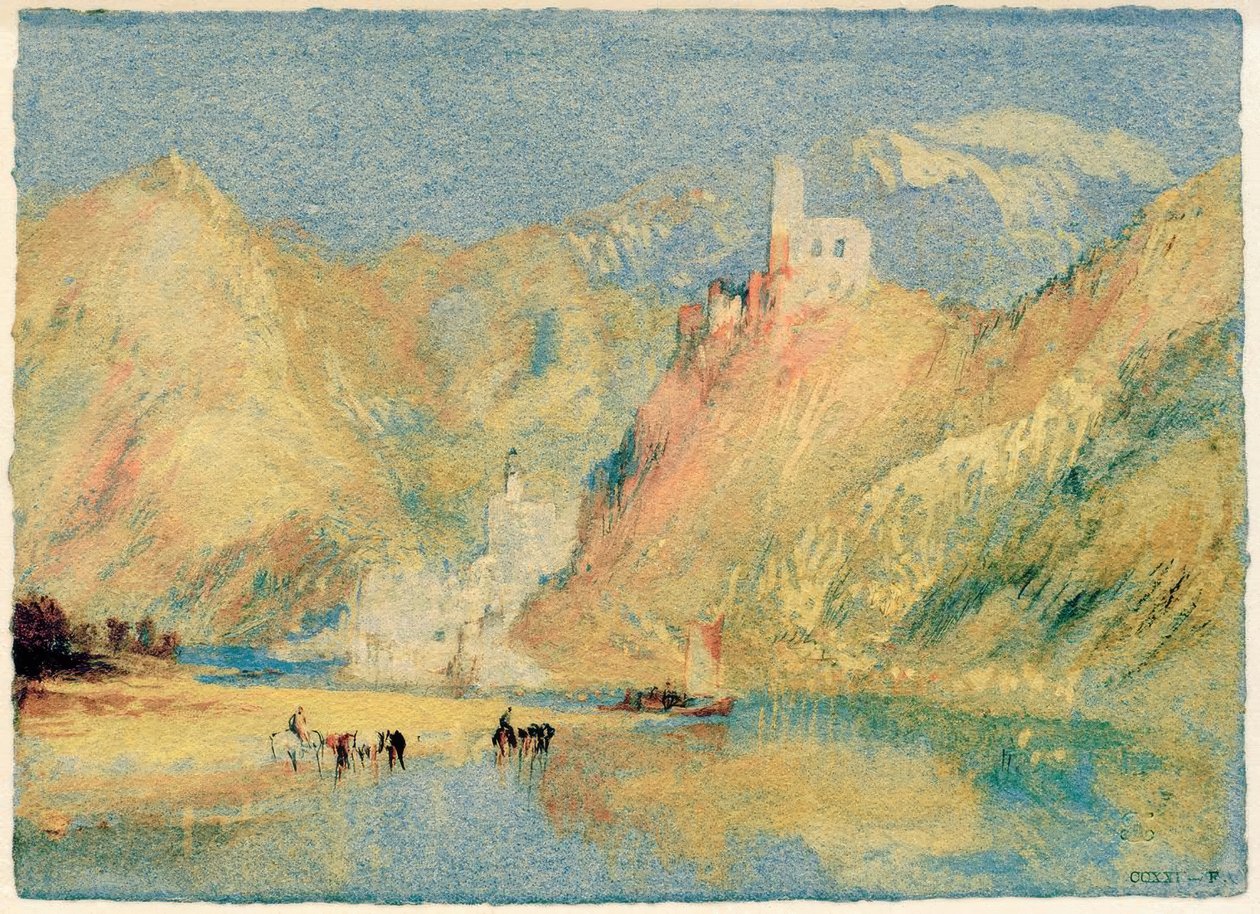 Beilstein e Castello Metternich da Joseph Mallord William Turner