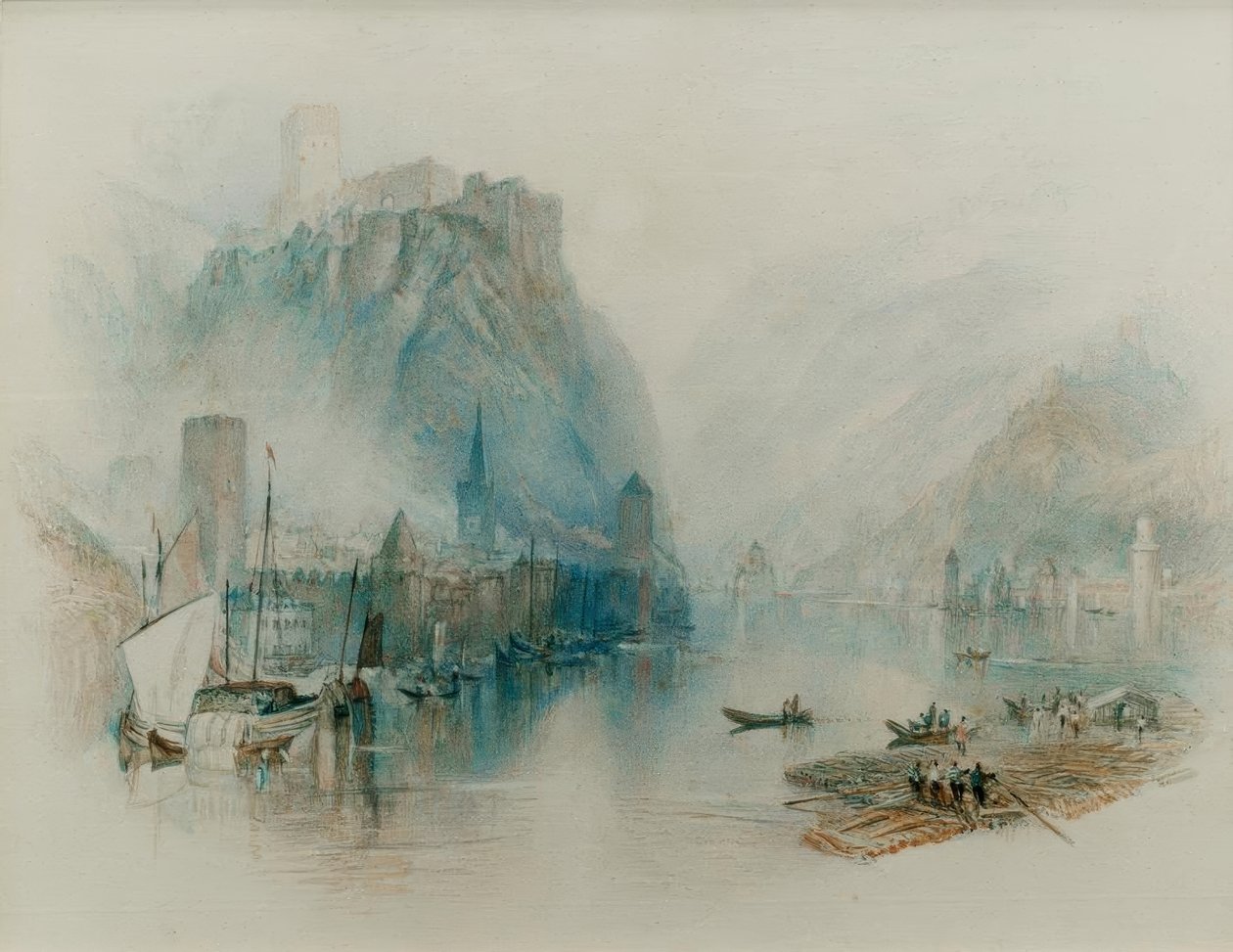 Castelli sul Reno (Il Reno castellato) da Joseph Mallord William Turner