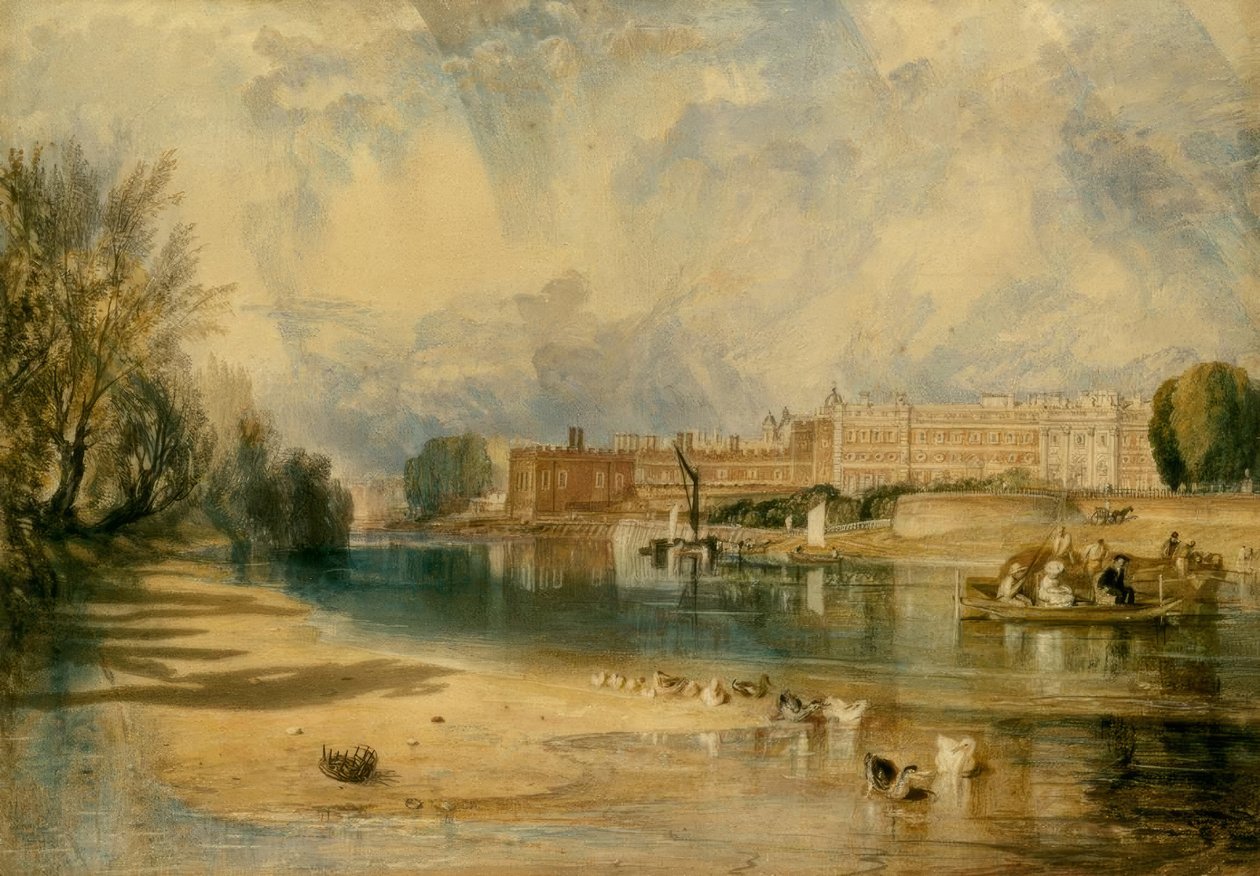 Palazzo di Hampton Court da Joseph Mallord William Turner