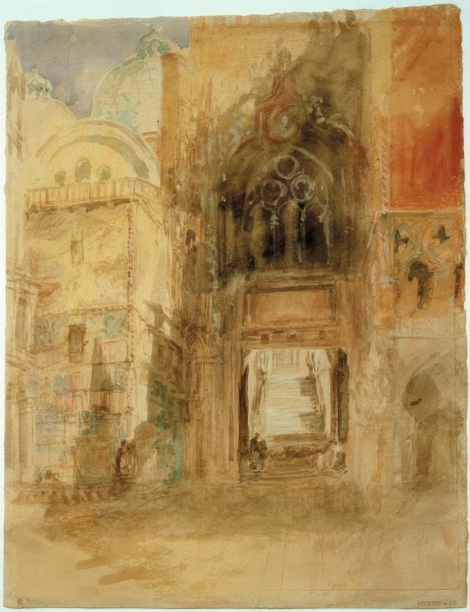 La Porta della Carta, Palazzo Ducale da Joseph Mallord William Turner