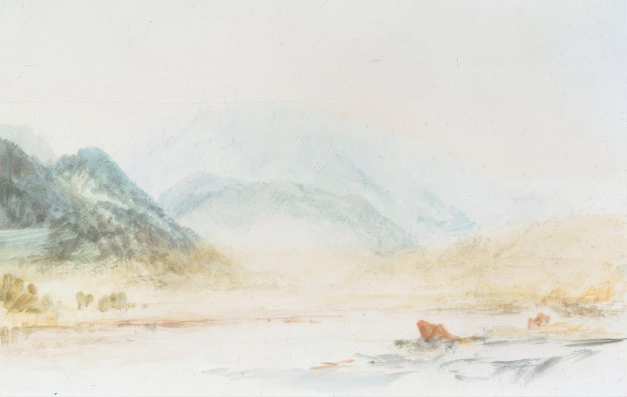 Il Wetterhorn da vicino a Rosenlaui da Joseph Mallord William Turner