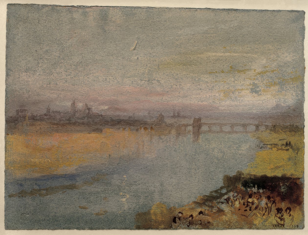 Treviri vista da ovest da Joseph Mallord William Turner