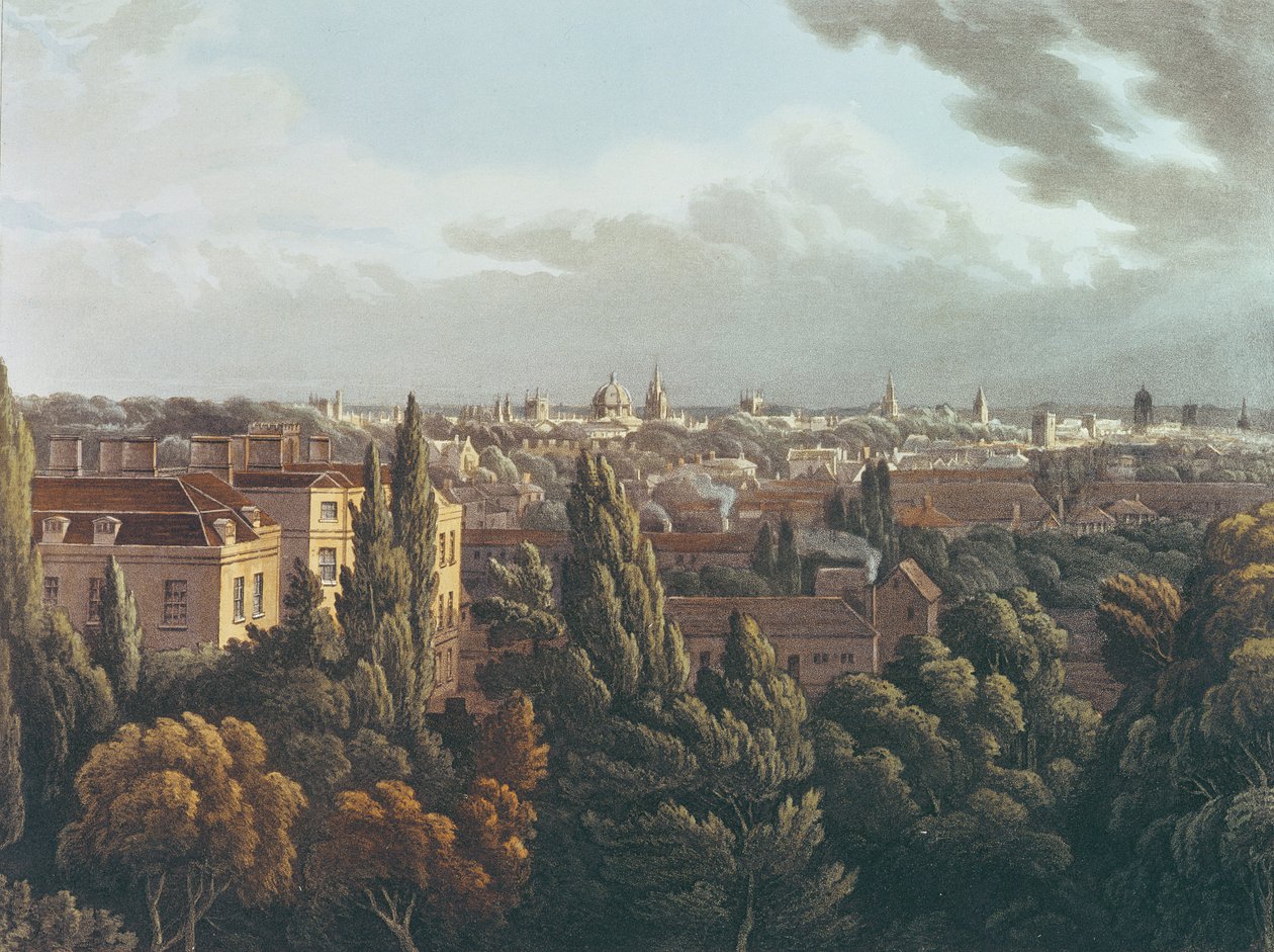 Vista di Oxford dalla Galleria dell
