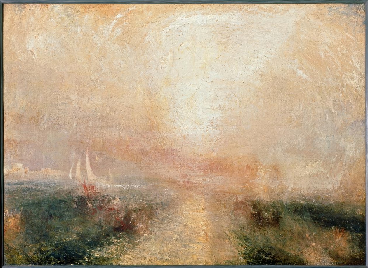 Yacht che si avvicina alla costa da Joseph Mallord William Turner