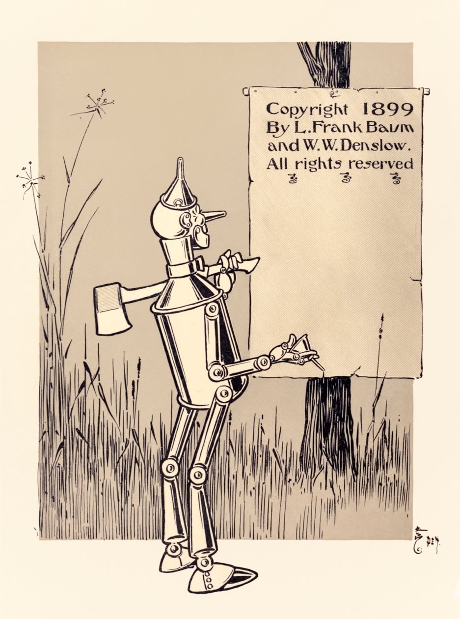 Pagina del copyright da 