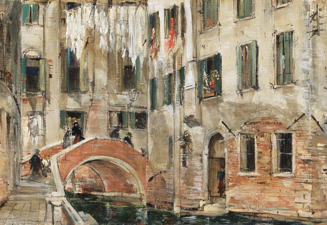 Un canale a Venezia da William White Warren