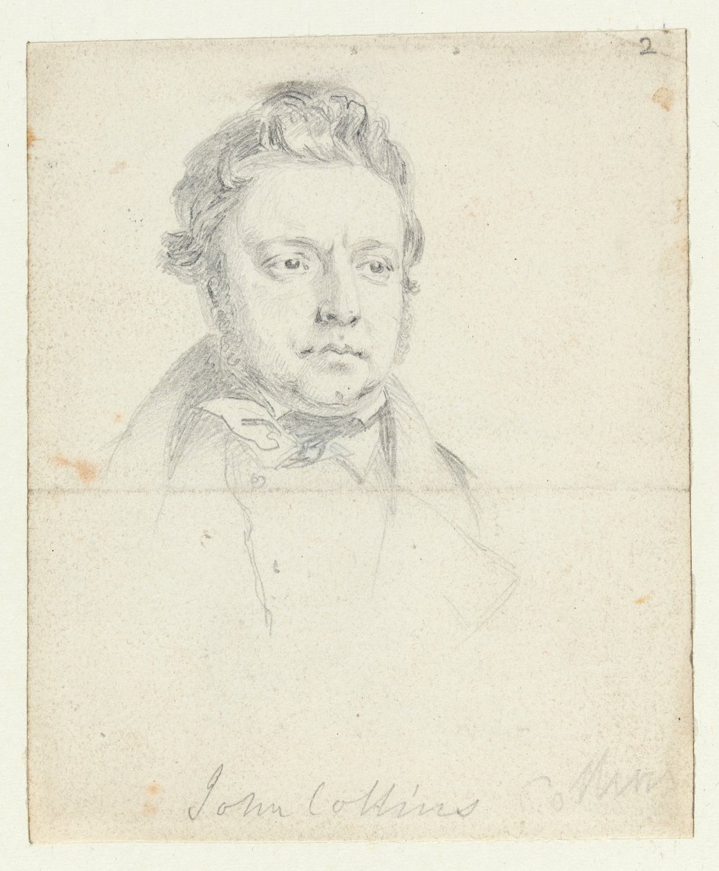 Schizzo del prigioniero cartista, John Collins, preso in tribunale da William Wolfe Alais