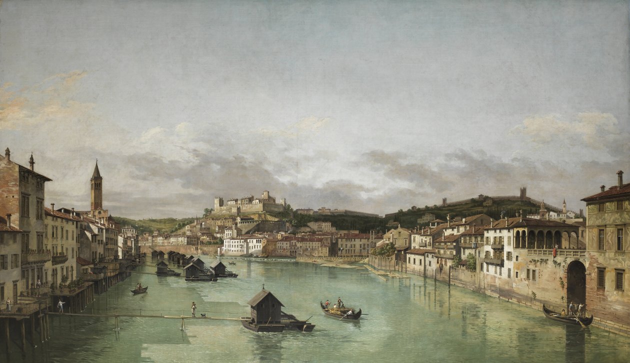Veduta di Verona (dopo Bernardo Bellotto) c.1760-70 da William Marlow