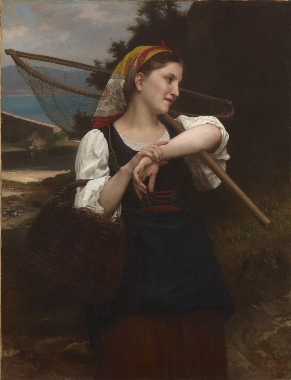 Figlia di un pescatore da William-Adolphe Bouguereau