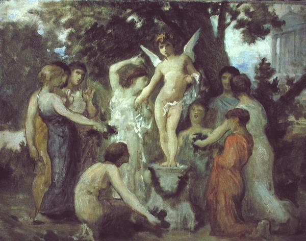 Offerta a Cupido da William Adolphe Bouguereau