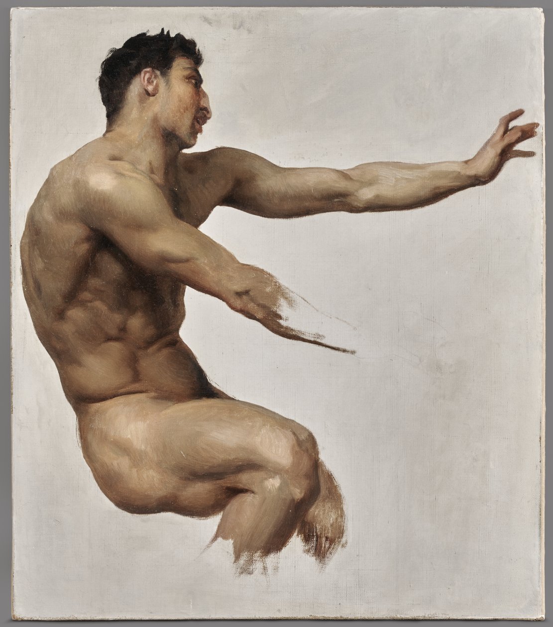Studio di Satiro per Ninfe e Satiro da William Adolphe Bouguereau