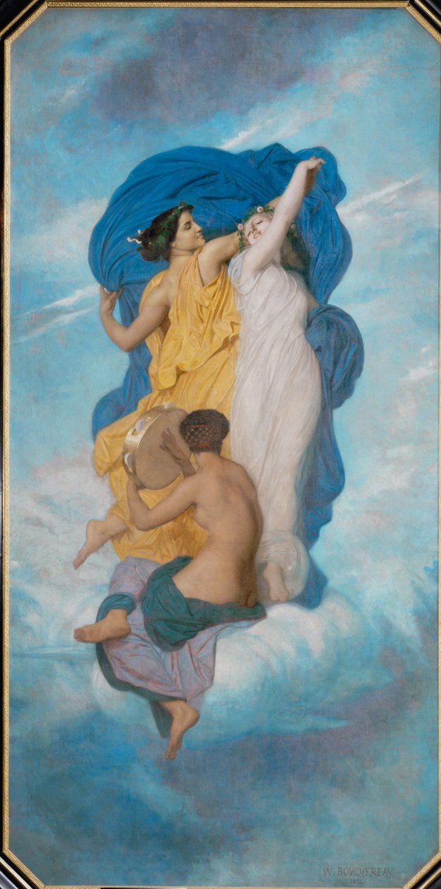 La danza, decorazione per un salotto (olio e cera su tela) da William-Adolphe Bouguereau