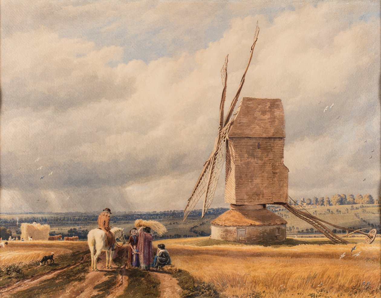Il vecchio mulino, data sconosciuta da William (1789 1862) Turner