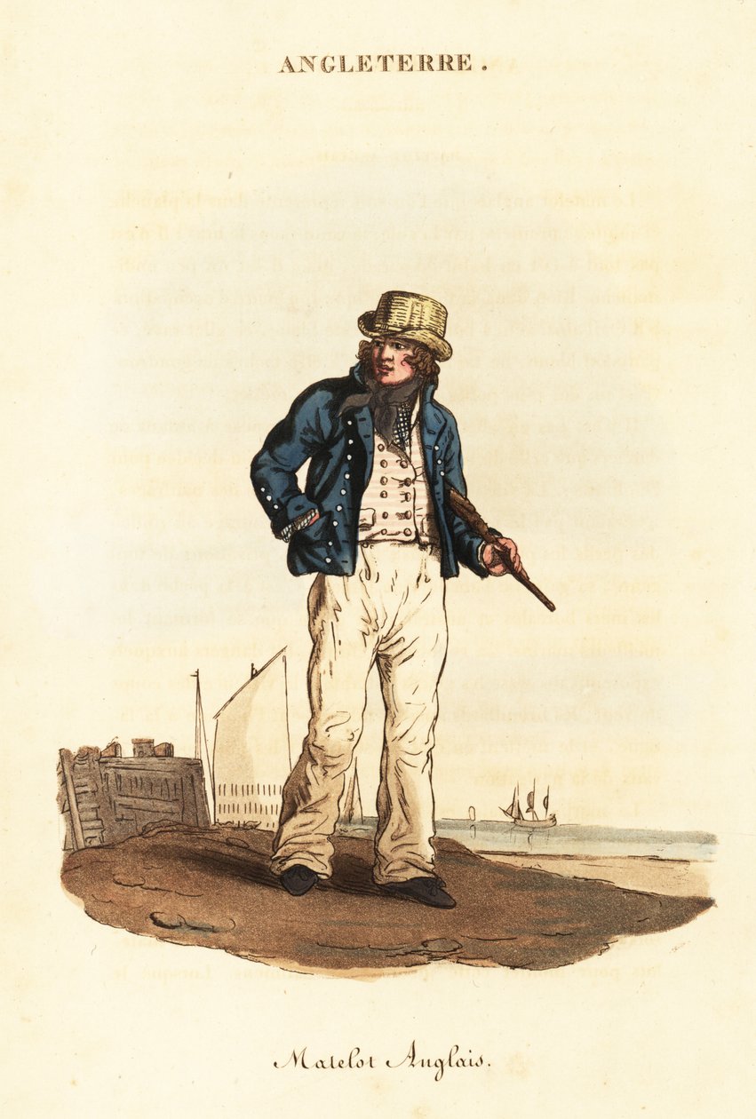 Marinaio britannico nella Marina di Lord Nelson da William (after) Alexander