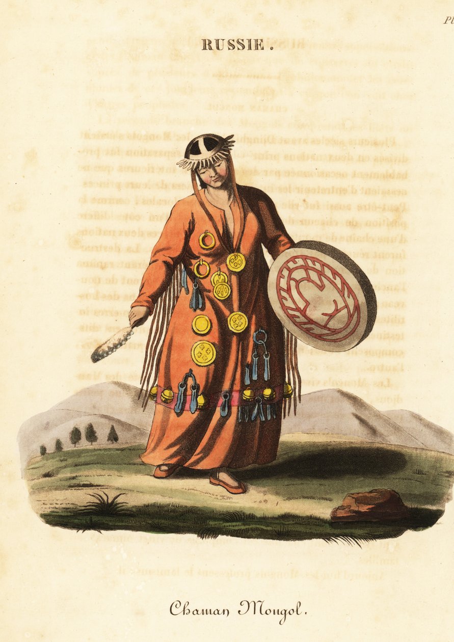 Maga o sciamana, popolo mongolo da William (after) Alexander