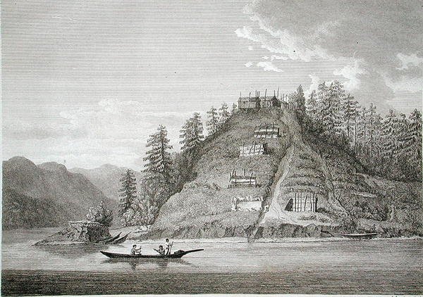 Villaggio degli indiani amichevoli all