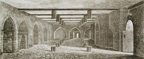 Cantina del Complotto della Polvere da Sparo sotto il Palazzo di Westminster da William (after) Capon