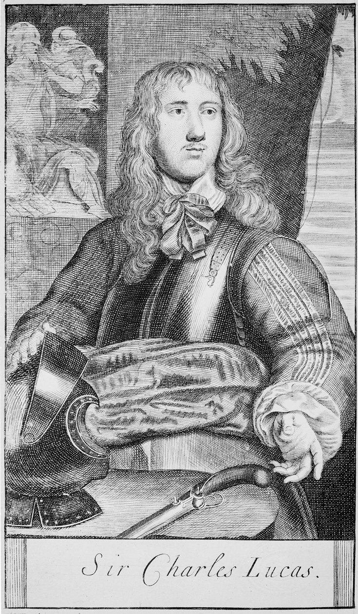 Sir Charles Lucas, c.1645 da William (after) Dobson