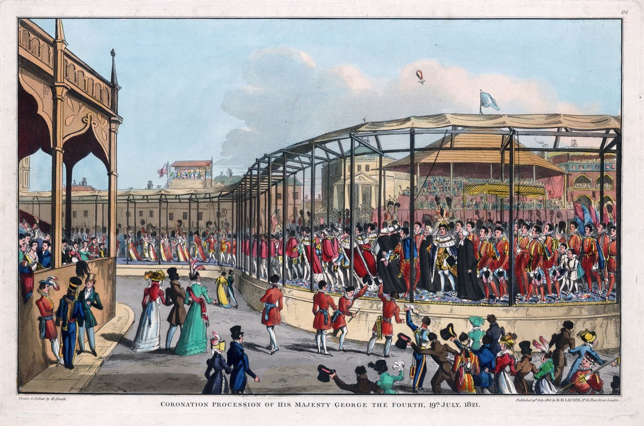 Processione di incoronazione di Giorgio IV (1762-1830), St James