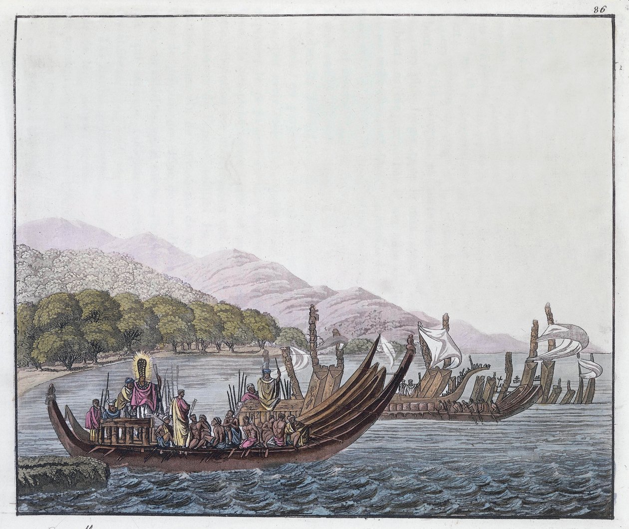 Incisione di P. Fumagalli, tratta da un dipinto di William Hodges da William (after) Hodges