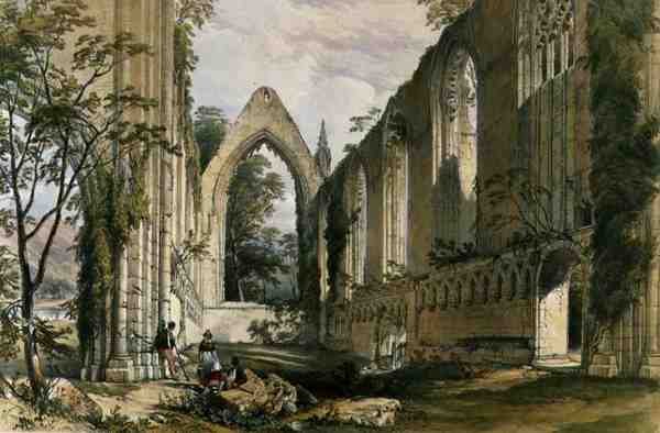 Abbazia di Bolton, interno del Coro, da 