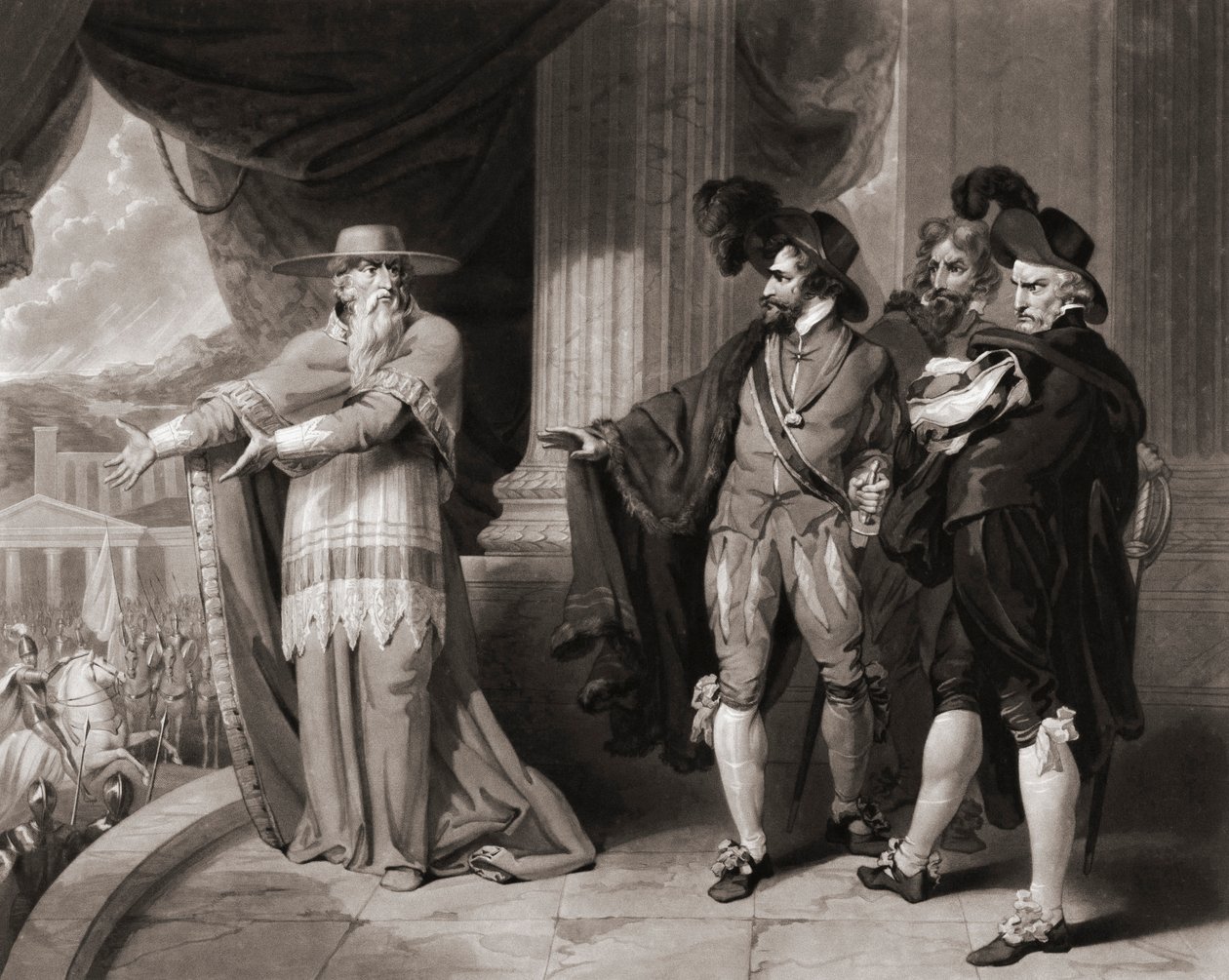 Francisco Jimenez de Cisneros risponde ai nobili da William (after) Ward