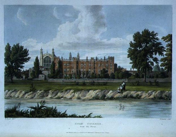 Eton College dal fiume, da 