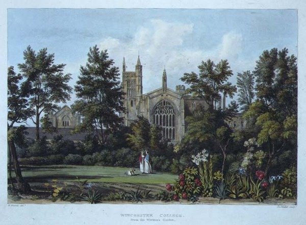Winchester College dal Giardino del Guardiano, da 